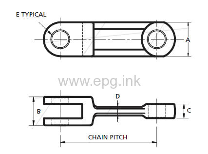 Drop Forged Chain 102HVY 142STD 260STD For Material Handling